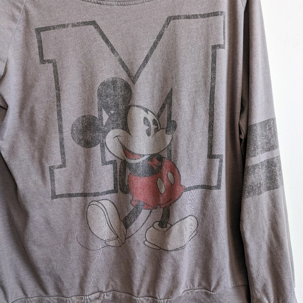 Disney Parks Mickey Mouse Woman's M Varsity shirt - Picture 5 of 5
